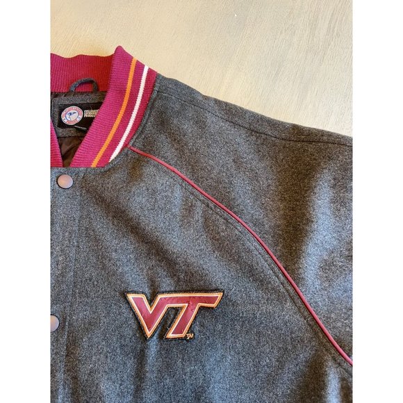 Men’s G-III Sports Virginia Tech Hokies Wool Blend Jacket Size XL - Picture 2 of 16